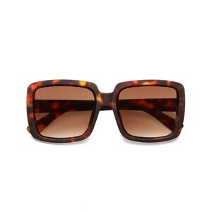 OKKIA Alessia Tortoise Shell Square Sunglasses - NWOT
